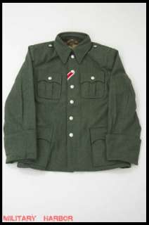 WWII German M40 officer field wool tunic Feldbluse L  