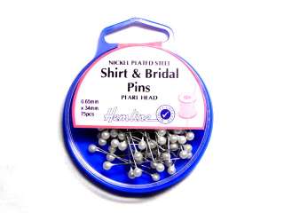 Dressmaking Pins Glass Plastic Twist Bridal Lace Flower Head Sequin 