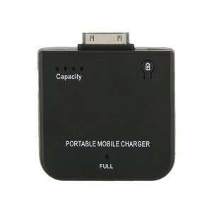  1900mAh Portable Mobile Charger for iPhone 4G Black  