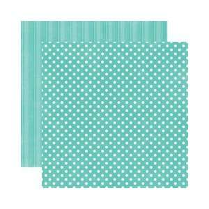   Double Sided Cardstock 12X12 Teal Small Dot Toys & Games