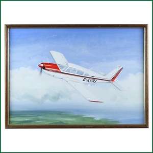 John Batchelor Piper Cherokee Arrow Aviation Painting  