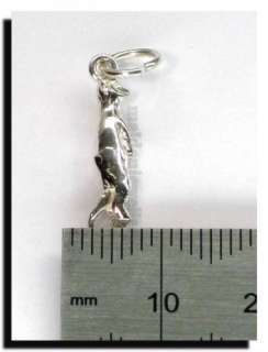 Meerkat Sterling Silver charm .925 x 1 Meer Kat Meercat charms EC2305 