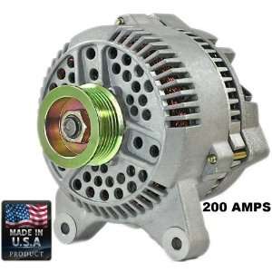 New 200 Amp High Output Alternator for Ford E series F series 1997 
