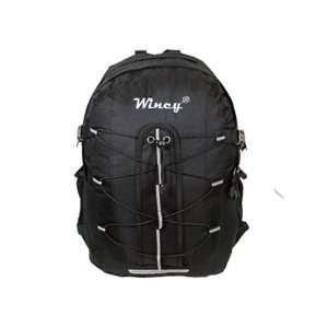 New large black shoulder students backpack for school travel bag high 