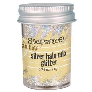  Stampendous Frantage Halo Glitter Mix, Silver Color Arts 