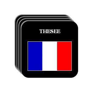  France   THESEE Set of 4 Mini Mousepad Coasters 