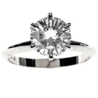 60CT H SI2 EGL CERTIFIED ROUND DIAMOND SOLITAIRE RING  
