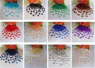 200x 8mm Diamond Confetti Wedding Party Table Decoration Rhinestone 