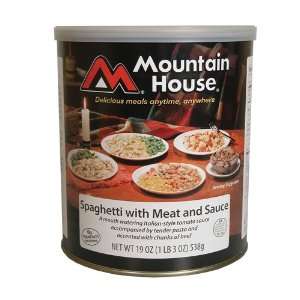 Mountain House Spaghetti with Meat Sauce  Sports 