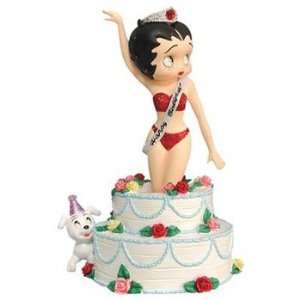    Betty Boop Betty Pop Out Cake Bobble Figurine