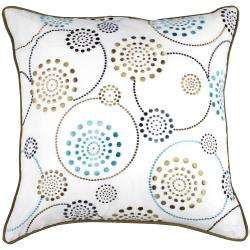 Modern Circles Multicolored Medium Decorative Pillow  