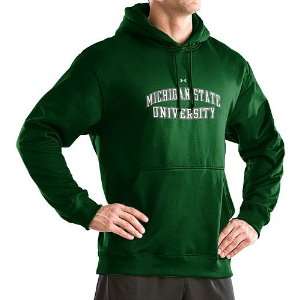  Under Armour Michigan State Mens Performance Hoodie Small 