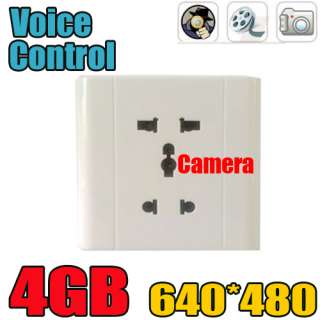   Spy Voice Activated Wall Socket Hidden CAM Camera Recorder 30FPS DV DV