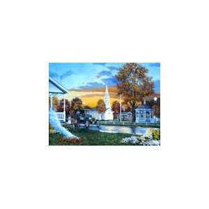    Hometown Thanksgiving   1000 Pieces Jigsaw Puzzle Toys & Games
