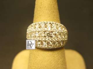 NEW LADIES GREGG RUTH DIAMONDS WHITE GOLD COCKTAIL RING  