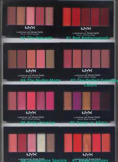 NYX Luscious Lip Palette Pick Your Color 8 Compacts  