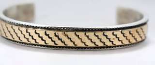 Emer Thompson SS/12k gf Cuff Bracelet   BEAUTIFUL  