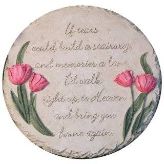 Evergreen 84767 Garden Stepping Stone, If Tears Could Build, 12 Inches 