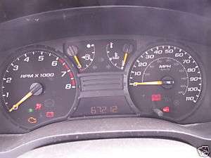 2005 GMC CANYON SPEEDOMETER WITH TACH  