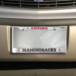  MLB Arizona Diamondbacks Chrome Car License Plate Frame 