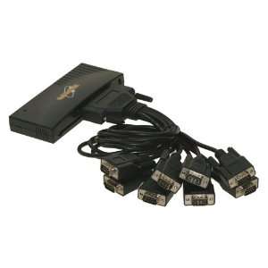  USB 8 Port Serial DB 9 RS 232 Adapter Box with Prolific 