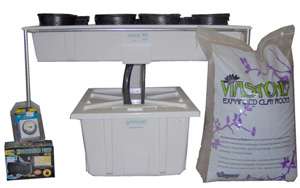 Complete Ebb and Flow Hydroponic Grow System 2 x 2  