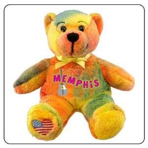    Memphis Symbolz Plush Multicolor Bear Stuffed Animal Toys & Games