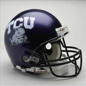 TCU HORNED FROGS Riddell VSR 4 Football Helmet  Sports 