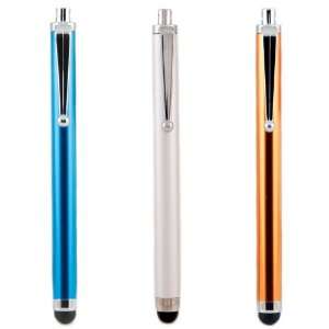 Silver, Blue Touch Screen Stylus Pens for Apple iPad 2, iPad 3, iPhone 