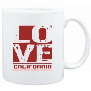 Mug White  LOVE California  Usa States  Sports 