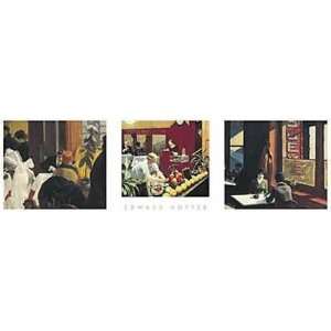  Edward Hopper   New York Composition   Hopper Trio Canvas 