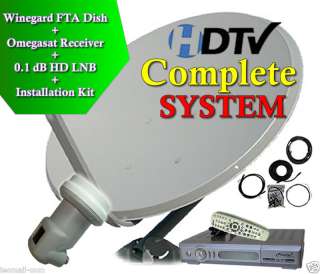Complete Satellite Set OMEGASAT DSB 5700 FTA SYSTEM  