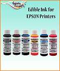   Yellow Color Edible Ink Refill Kit For Canon Edible Image Cake Printer