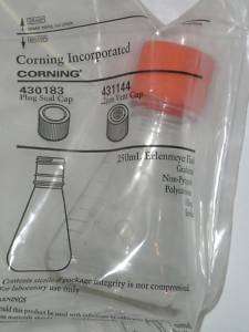 Corning disposable 250mL Erlenmeyer Flask polycarb NEW  