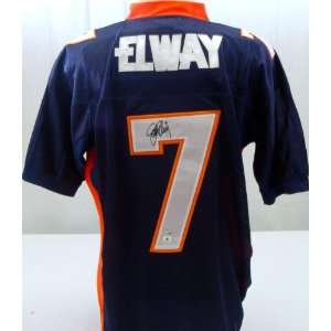  Signed John Elway Super Bowl Jersey   GAI   Autographed 