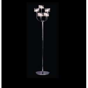   or Gold Floor Lamp with Frosted Glass SKU# 11187
