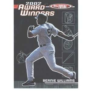  2003 Topps Total Award Winners #AW19 Bernie Williams   New York 