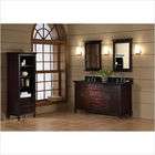 Xylem Glenayre 60 Bathroom Vanity Cabinet Collection in Dark Espresso 