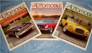 Lot 6 Issues Collectible Automobile Magazines 2007 Vintage Cars Autos 