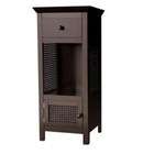 Elegant Home Savannah 13 1/2 in. Floor Cabinet in Espresso