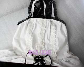 KW1 LOLITA gothic COSPLAY WHITE DRESS ONE PIECE  