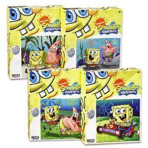 12 Pack Spongebob Squarepants 100 Piece Puzzles  Toys & Games 