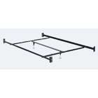   Bed Rails with 2 Leg Center Support, Cross Arms, and Adjustable Glides