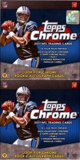 2011 TOPPS CHROME FOOTBALL VALUE RACK PACK 6 BOX CASE BLOWOUT CARDS 