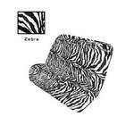   Gear Black and White Zebra Tiger Print Bench Car Truck SUV Seat Cover
