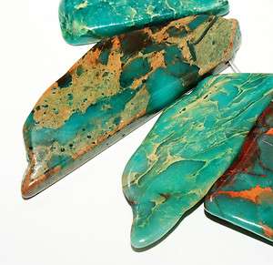   Size Multicolour Turquoise African Slab Gemstone Loose Beads  
