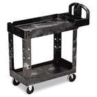 Rubbermaid, Inc RCP450088BK Heavy Duty Utility Cart, 2 Shelf, 17 7/8w 