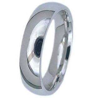 Crazy2Shop 6MM High Polished Stainless Steel Wedding Band 