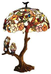   Harmony Stained Glass Tiffany Style Table Desk Lamp OVAL SHADE 19 NEW