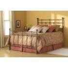   Bed Group Sycamore Hammered Copper Metal Poster Full Bed with Frame